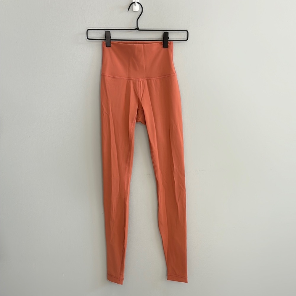Lululemon Align High-Rise Pant 25" Sunny Coral Size 2